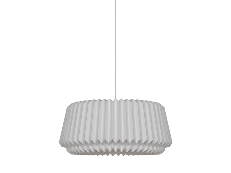  Abat-jour belloy 50 papier blanc , h. 22 - ip20 nordlux intérieur 2612153201 - Conforama C