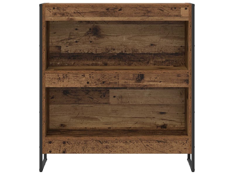  Bibliothèque, armoire à livres 80 x 30 x 86,5 cm bois d'ingénierie bois ancien  - Conforama E