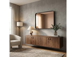 Miroir rectangulaire à poser coloris multicolore <strong>AHD AMAZING HOME DESIGN</strong>  <strong></strong> - 40 cm x 30 cm