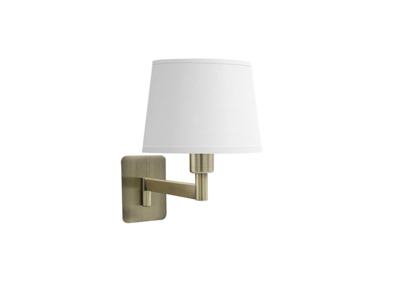  Applique murale fabrilamp cueza cuir blanc e14 24 x 15 x 28 cm 252761014 - Conforama A