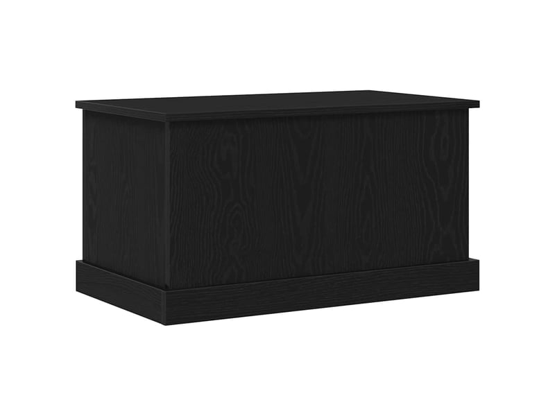  Boîte de rangement, coffre de rangement chêne noir 70x40x38 cm bois d'ingénierie  - Conforama E