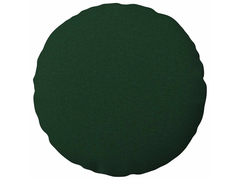 Lot de 6 housses de coussin heerlen vert foncé ø 50 cm tissu cf49781 - Conforama A