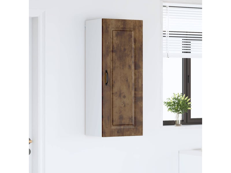  Meuble mural de cuisine | armoire de cuisine chêne fumé 40x31x100cm shl6523  - Conforama B