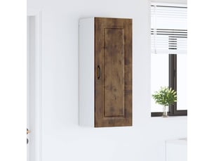 Meuble mural de cuisine | armoire de cuisine chêne fumé 40x31x100cm shl6523
