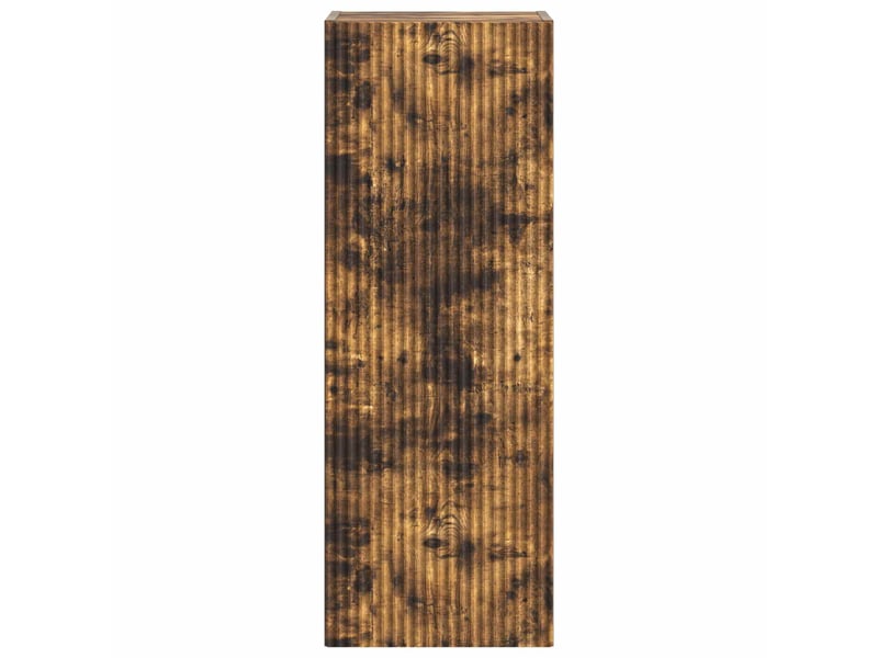  Armoire murale salon 33x34,5x90cm bois d'ingénierie chêne fumé shl6381  - Conforama D