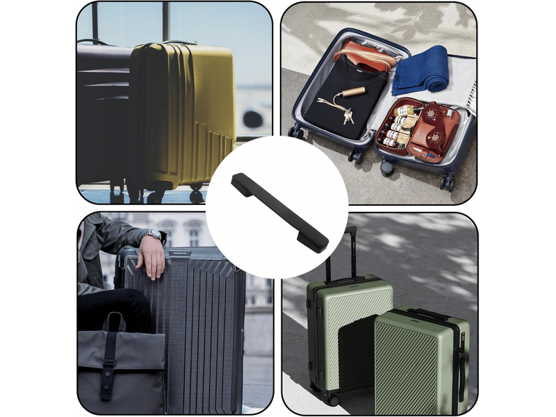  Poignée de rechange pour valise (1 unité) : 20 cm en plastique tpu avec protection pu, couleur noire – idéale pour les équipements et la traction quotidienne  - Conforama C