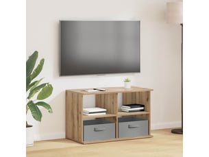 Meuble tv coloris bois clair  <strong></strong>  <strong></strong>