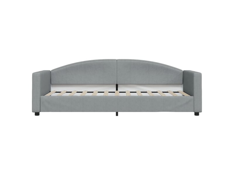  Lit simple- lit adulte -  lit de jour avec matelas gris clair 80x200 cm tissu  - Conforama C