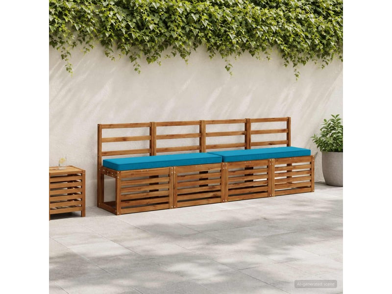  Lot de 2 coussins de banc, coussins d'assise vught 100 % polyester cf58305  - Conforama B