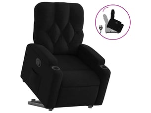 Fauteuil fixe <strong></strong> Tissu noir