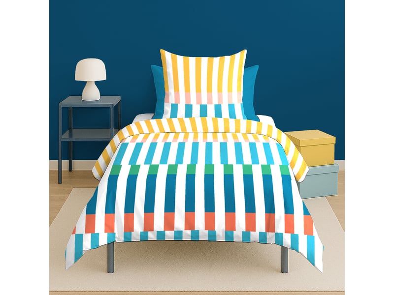 Parure de lit Housse + 1 taie 140x200 cm  - Conforama Y