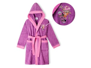 Peignoir de bain enfant interbaby taille 14 ans - lilas - coton éponge