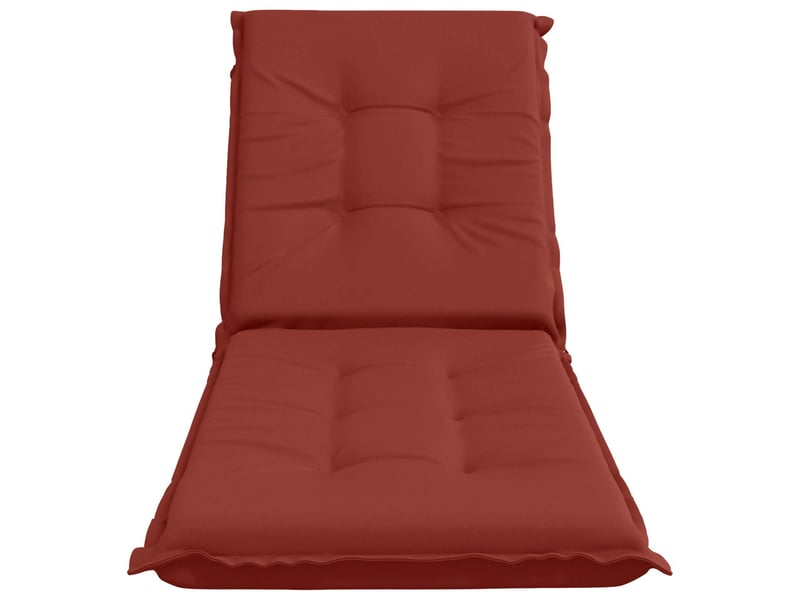  Coussin de transat, coussin pour bain de soleil gemert 100 % polyester rouge 190 x 60 x 9 cm cf56188  - Conforama D