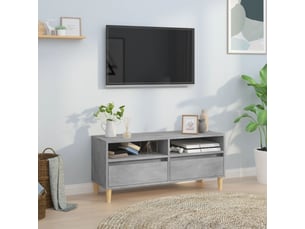 Meuble tv coloris gris 100 cm <strong></strong>  <strong></strong>