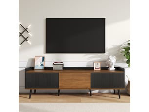 Meuble tv coloris noir <strong></strong> <strong></strong>