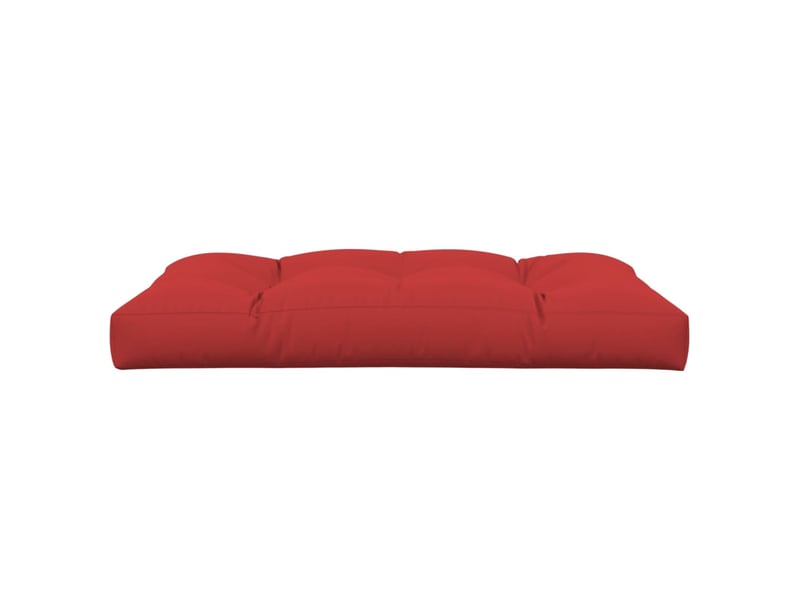  Coussin de palette, coussin de chaise, coussin de canapé rouge 120x80x12 cm tissu cf55437  - Conforama D