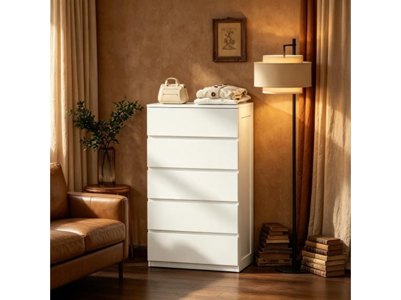 Commode polyvalente moderne – armoire haute compacte – rangement élégant pour chambre - Conforama D