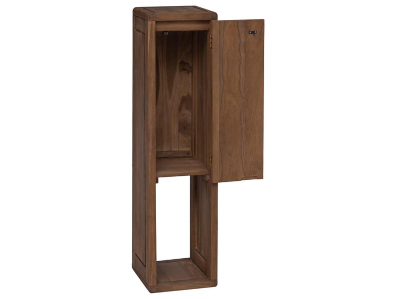  Meuble de salle de bain, armoire salle de bain naturel 25 x 25 x 100 cm cf65452  - Conforama A