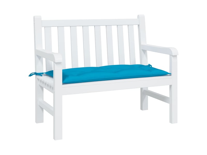  Coussin de banc de jardin, coussin d'assise bleu clair 100x50x7 cm tissu oxford cf52675  - Conforama B