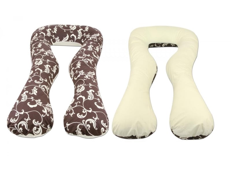  Coussin à usages multiples dessin floral sombre  crème 4200433.10 - Conforama A