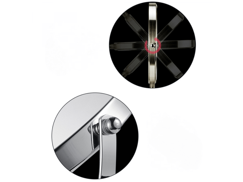  Miroir de maquillage pliable double face, miroir de courtoisie de table et mural, miroir double face 1x3x,7 pouces  - Conforama C