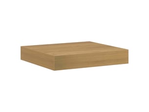 Étagère flottante, étagère suspendue montage mural marron 23 x 23,5 x 3,8 cm cf42555