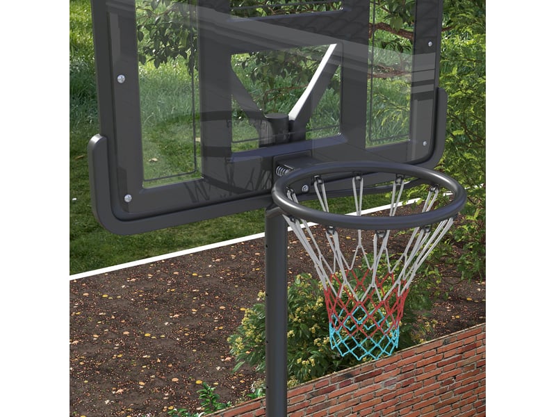  Panier de basket sur pied 2-en-1 réglable extérieur et piscine homvra  - Conforama C