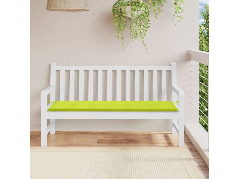 Coussin de banc de jardin, coussin d'assise vert brillant 150x50x3cm tissu oxford cf52867  - Conforama B