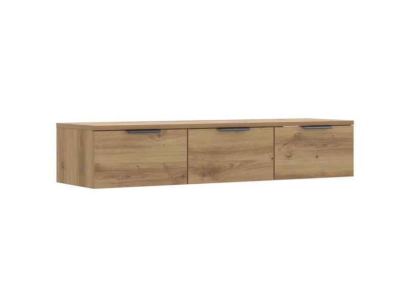  Armoire murale, meuble de rangement chêne artisanal 102x30x20 cm bois d'ingénierie  - Conforama A