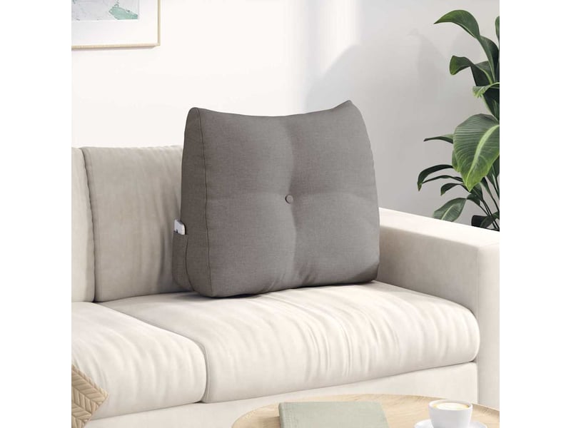  Coussin de dos, coussin de dossier taupe 60 x 24 x 50 cm tissu cf55032  - Conforama B