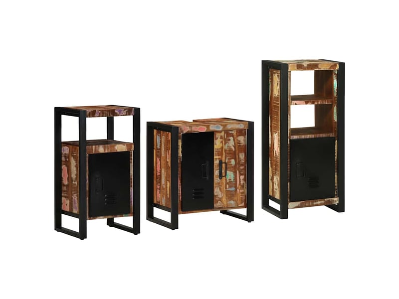Ensemble de mobilier de salle de bain 3 pièces cf64425 - Conforama A