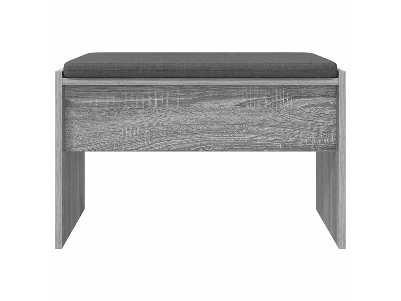 Banc d'entrée, banc interieur avec coussin gris sonoma 63x38x40 cm  - Conforama E