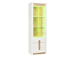 Vitrine coloris blanc  VIVRYN  - 63 cmx200 cm