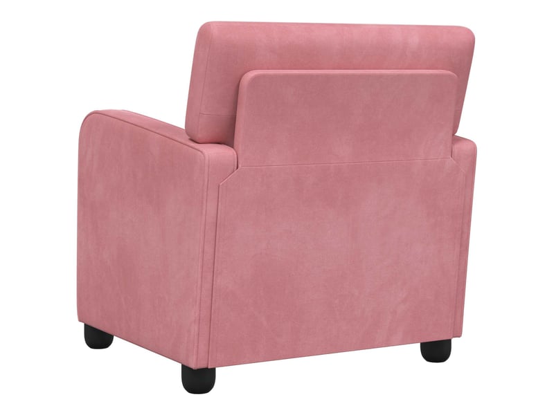  Vidaxl fauteuil rose velours  - Conforama E