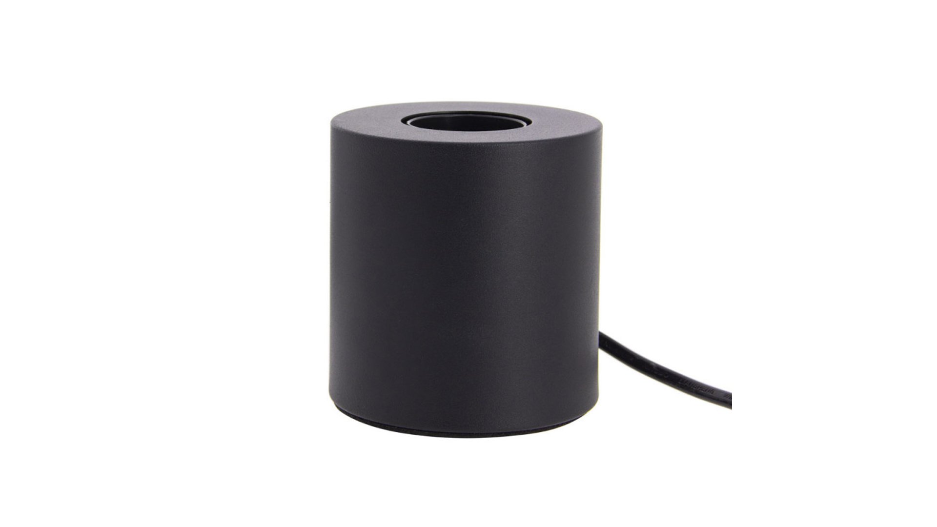 LAMPE MÉTAL 9.5 CM BLOC NOIR ROND noir Conforama