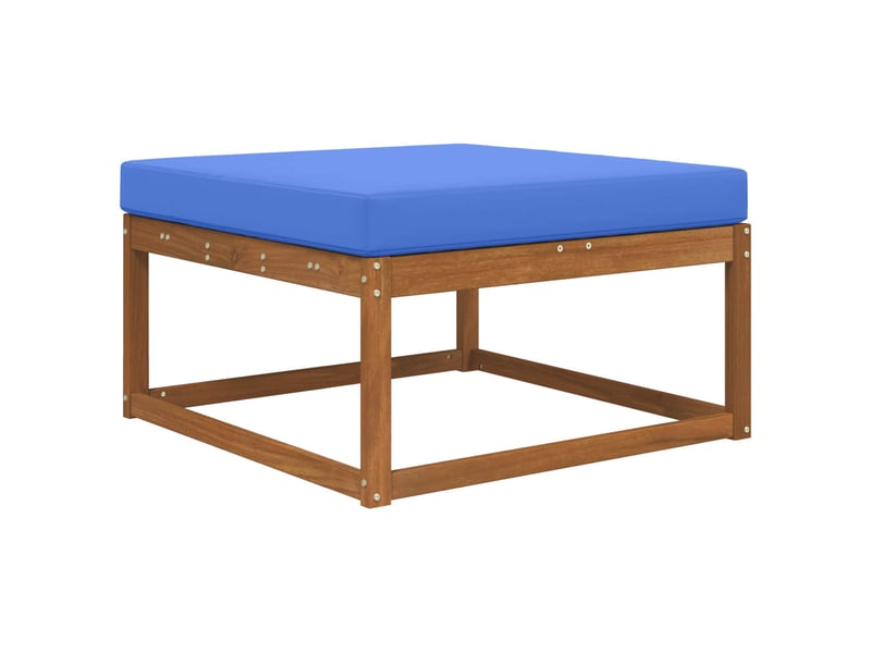  Coussin de canapé d'extérieur, coussin de chaise polyester bleu royal 80 x 80 cm cf54040  - Conforama C