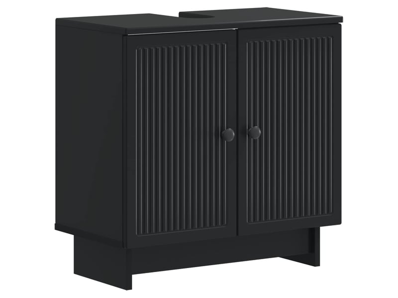 Ensemble de meuble de salle de bain 3 pièces ede noir cf63424 - Conforama D