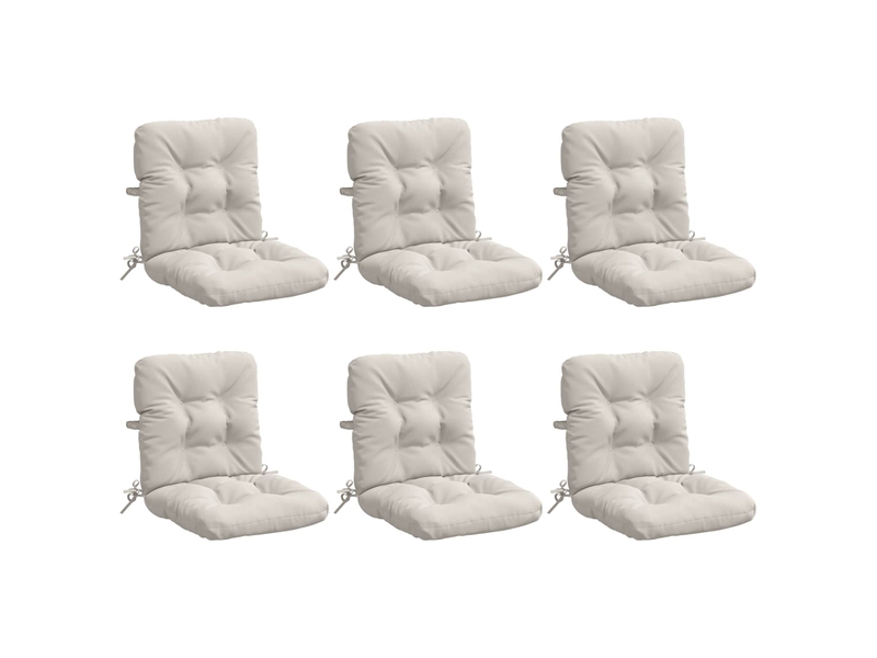  Lot de 6 coussins de chaise à dossier haut vianen cf59393  - Conforama A