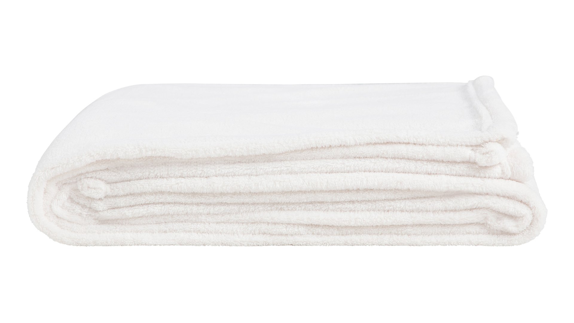 CONFORAMA Plaid 180x230 cm LILOU coloris blanc