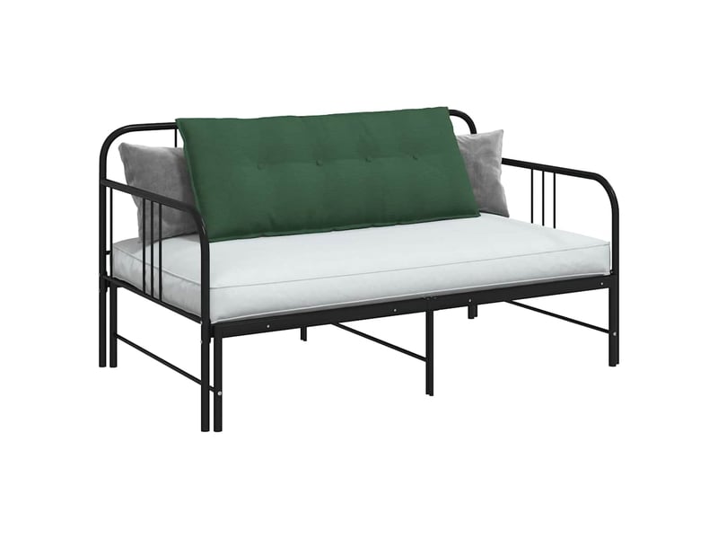 Coussin de dos, coussin de dossier vert jungle 120 x 50 cm tissu en velours côtelé cf55109 - Conforama C