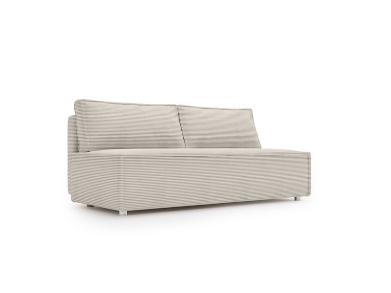 Canapé luna avec fonction couchage, couleur beige - Conforama C