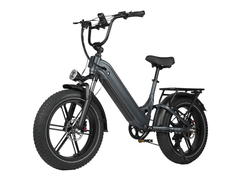  Maxtron camel vélo électrique fat bike 20 po, batterie 48v 18ah, gris  - Conforama B