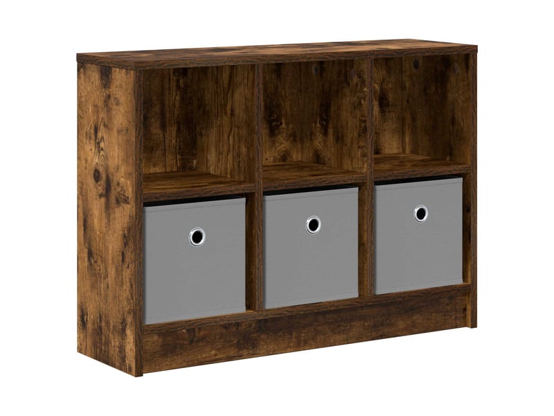  Buffet - bahut - meuble de rangement chêne fumé 73,5 x 22,5 x 53,5 cm  - Conforama A