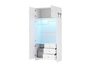 Armoire <strong>WELLTIN</strong> <strong></strong> coloris blanc largeur 180 cm