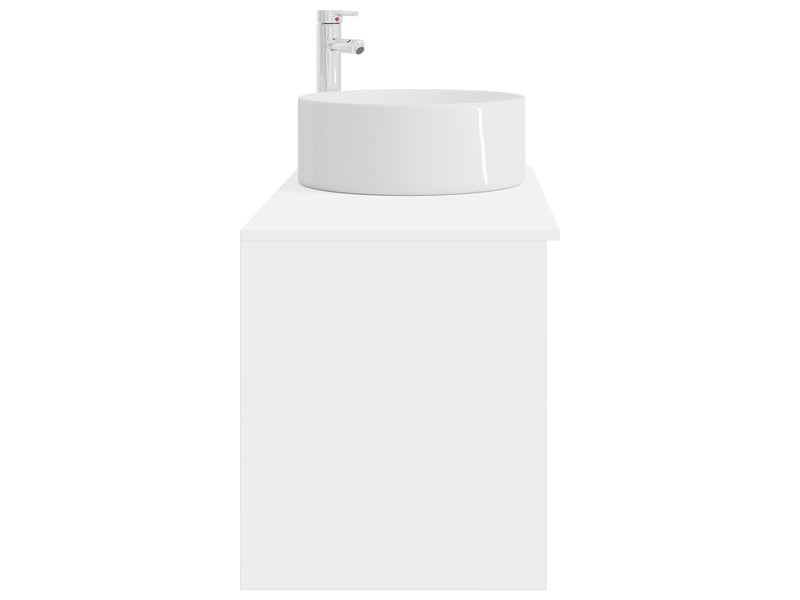 Ensemble de mobilier de salle de bain 2 pcs blanc shl2576 - Conforama E