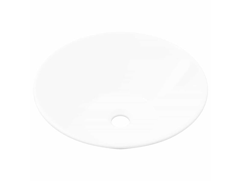  Lavabo de salle de bain, vasque à poser en porcelaine blanc cf65667  - Conforama A