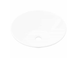 Lavabo de salle de bain, vasque à poser en porcelaine blanc cf65667