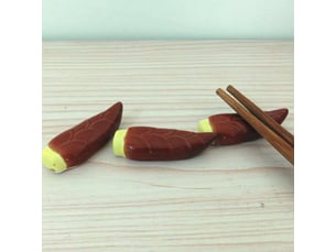 Support pour cuillère et fourchette en céramique 5pcs repose-baguettes légumes de chou, carottes, lentilles, oignons verts pour décoration