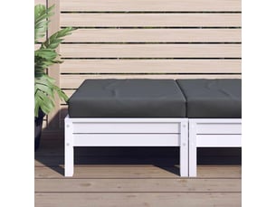 Coussin de palette, coussin de chaise, coussin de canapé anthracite 60x60x6 cm tissu oxford cf55276