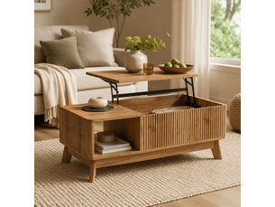 Table basse coloris naturel <strong>XYLO</strong> <strong></strong>